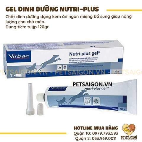 Gel Dinh Dưỡng Cho Chó Mèo Nutri-Plus 120.5g