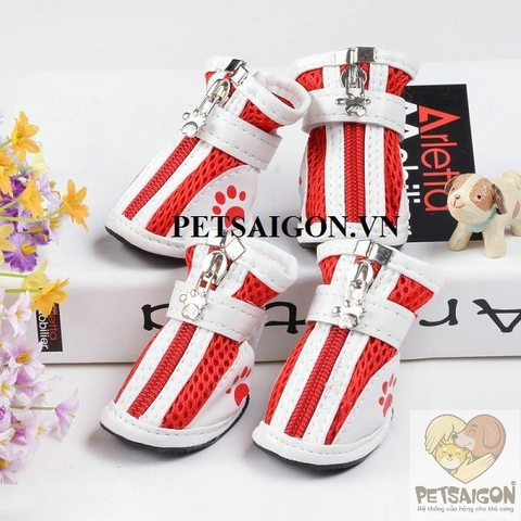 Giày Cho Chó Mèo JW Khóa Kéo