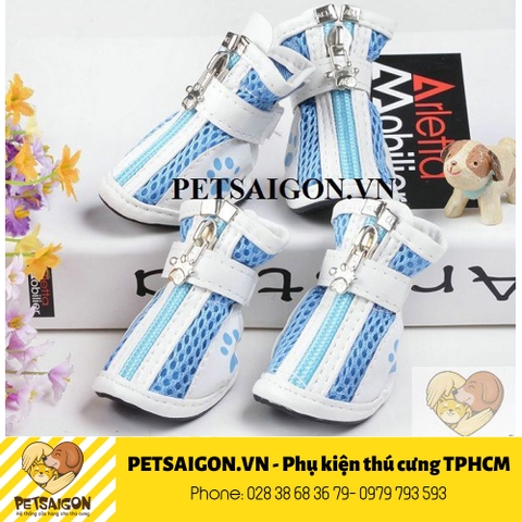 Giày Cho Chó Mèo JW Khóa Kéo