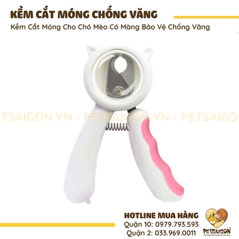 Kềm Cắt Móng Cho Chó Mèo Thiết Kế Chống Văng