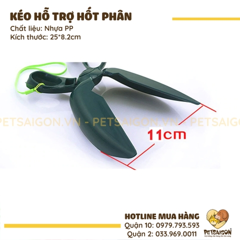 Kéo Hỗ Trợ Hốt Phân Chó Mèo