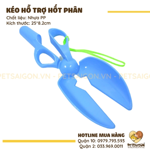 Kéo Hỗ Trợ Hốt Phân Chó Mèo