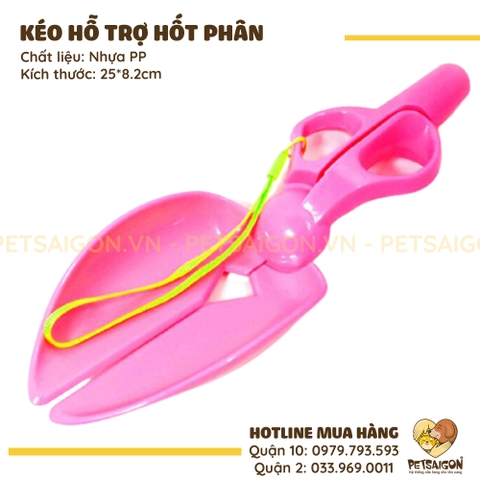 Kéo Hỗ Trợ Hốt Phân Chó Mèo