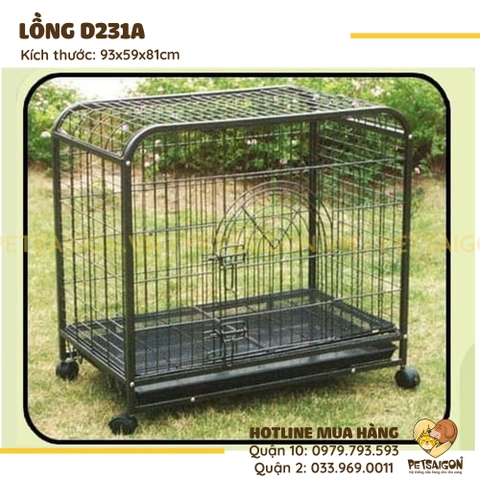 Lồng Cho Chó Mèo Di Động Mã D231A