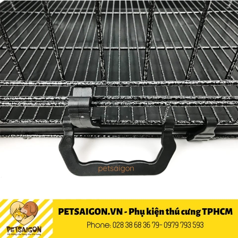 Lồng Cho Chó Mèo Bằng Sắt Tĩnh Điện Vân Đá