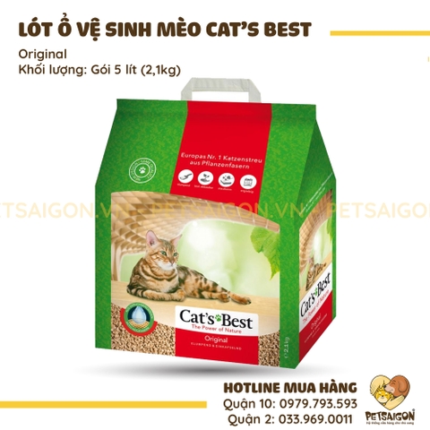 Cát Vệ Sinh Cho Mèo Từ Gỗ Hữu Cơ Cat's Best