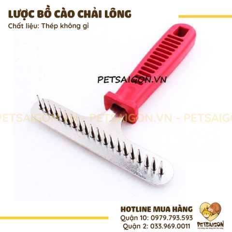 Lược Chải Lông Chó Mèo Dạng Bồ Cào