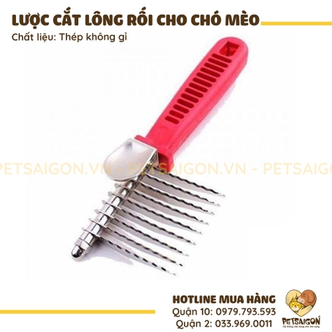 Lược Cắt Lông Rối Cho Chó Mèo