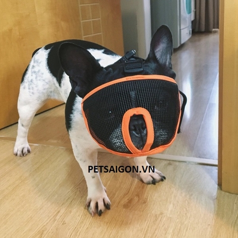 Rọ Mõm Cho Chó Mõm Ngắn Bằng Vải