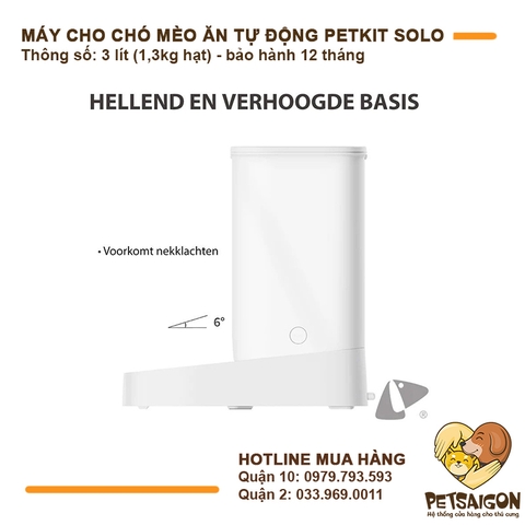 Máy Cho Chó Mèo Ăn Tự Động PetKit Solo