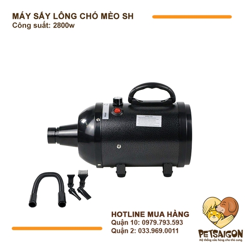 Máy Sấy Lông  Chó Mèo SH Công Suất 2800W