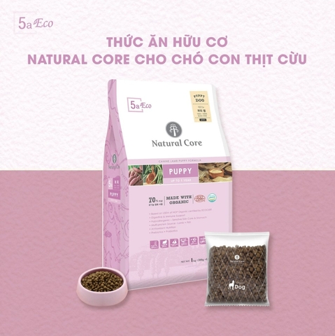 Thức Ăn Cho Chó Con Natutal Core Vị Thịt Cừu Hữu Cơ