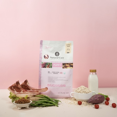 Thức Ăn Cho Chó Con Natutal Core Vị Thịt Cừu Hữu Cơ