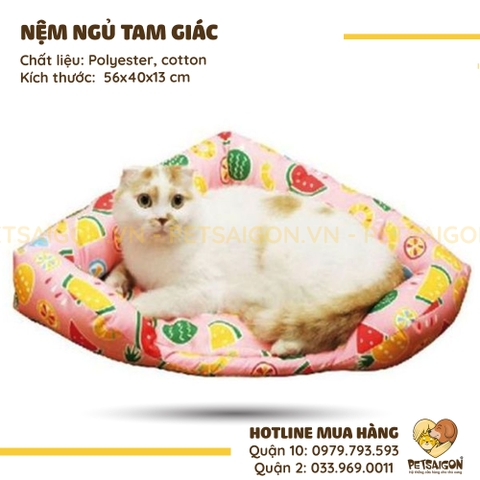 Nệm Cho Chó Mèo Hình Tam Giác