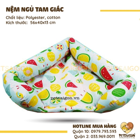 Nệm Cho Chó Mèo Hình Tam Giác