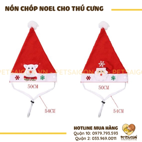 Nón Cho Chó Mèo Nón Chóp Noel