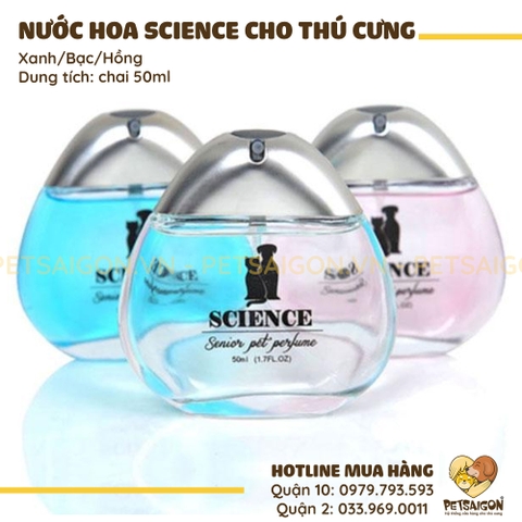 Nước Hoa Cho Chó Mèo Science