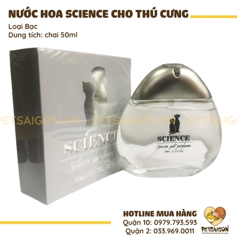 Nước Hoa Cho Chó Mèo Science