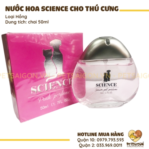 Nước Hoa Cho Chó Mèo Science
