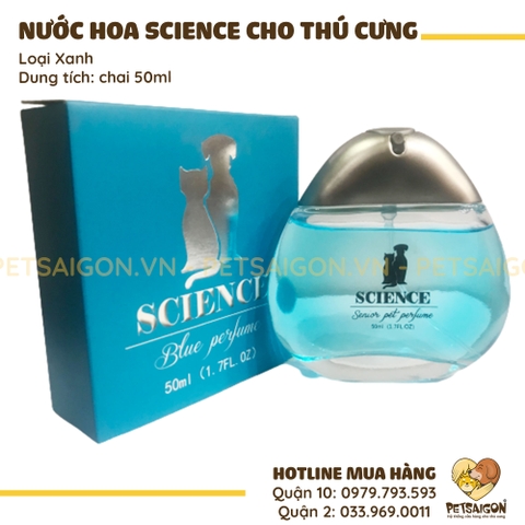 Nước Hoa Cho Chó Mèo Science