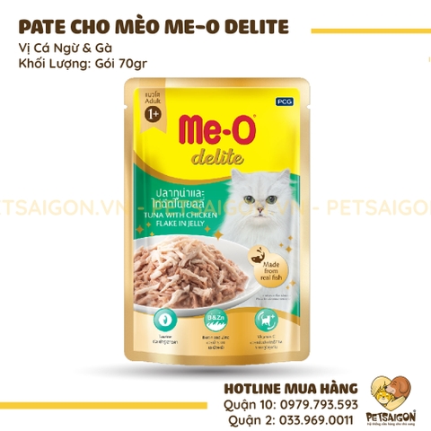 Pate Cho Mèo Me-O Delite - Gói 70gr