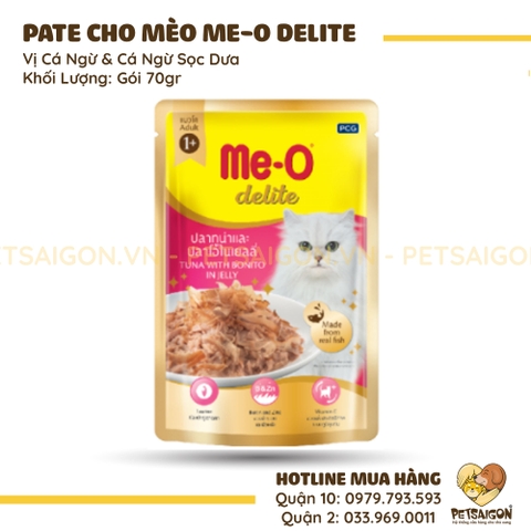 Pate Cho Mèo Me-O Delite - Gói 70gr