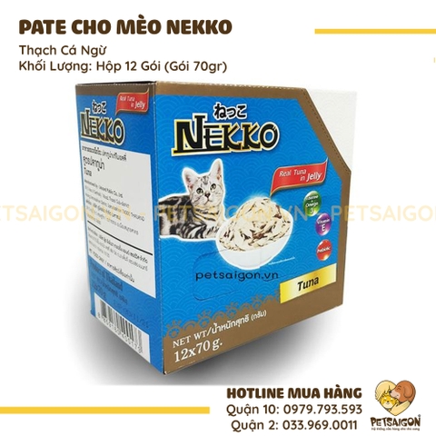 Pate Cho Mèo Nekko Gói 70G