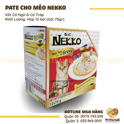 Pate Cho Mèo Nekko Gói 70G