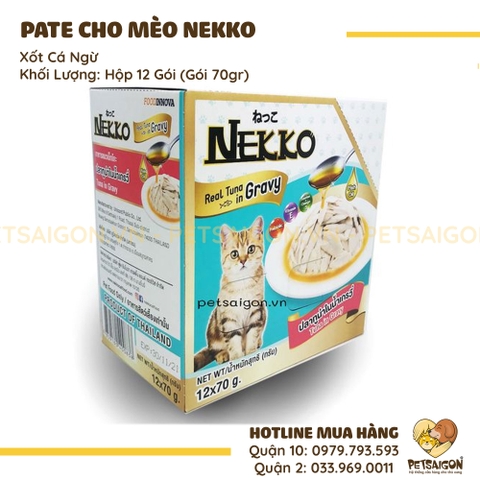 Pate Cho Mèo Nekko Gói 70G