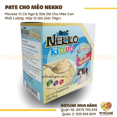 Pate Cho Mèo Nekko Gói 70G