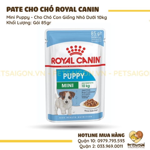 Pate Cho Chó Con Giống Nhỏ Royal Canin Mini Puppy - 85g