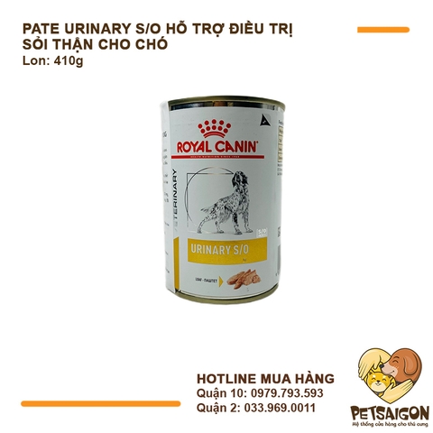 Pate Cho Chó ROYAL CANIN Urinary S/O Hỗ Trợ Điều Trị Sỏi Thận