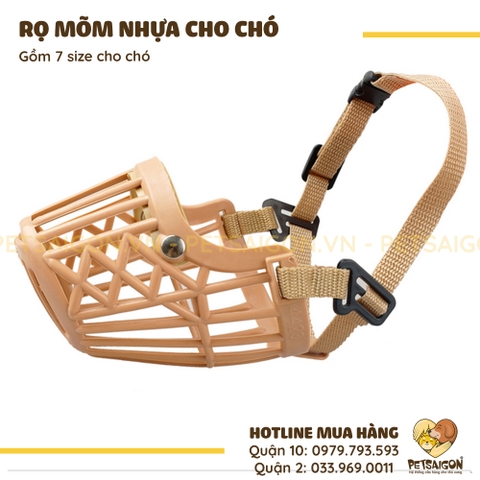 Rọ Mõm Chó Bằng Nhựa