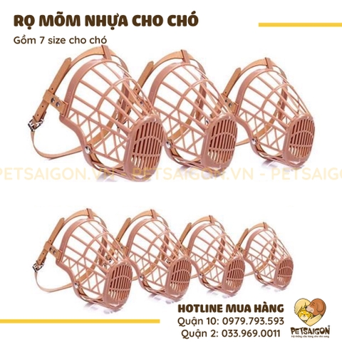 Rọ Mõm Chó Bằng Nhựa