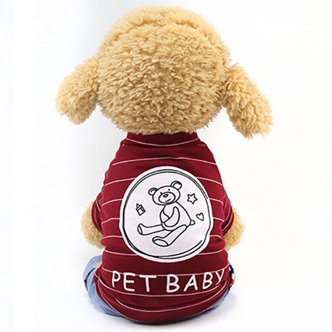 Áo Liền Quần Pet Baby Bình Sữa Và Gấu