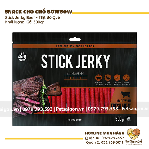 Thức ăn cho chó - Beef jerky - 90g