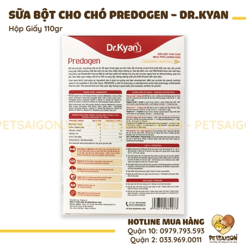 Sữa Bột Cho Chó Predogen