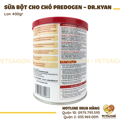 Sữa Bột Cho Chó Predogen