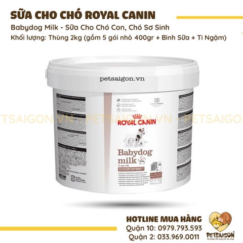 Royal Canin - Sữa Cho Chó Con Babydog Milk
