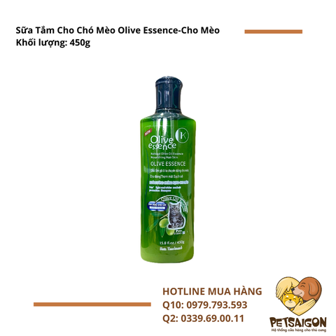 Sữa Tắm Cho Chó Mèo Olive Essence