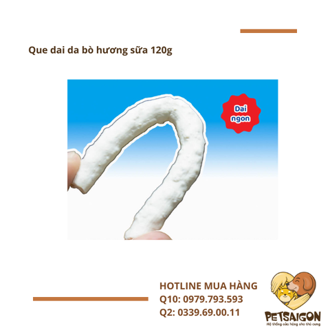 Que dai da bò hương sữa 120g