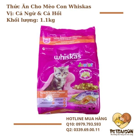 Thức Ăn Cho Mèo Whiskas