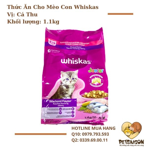Thức Ăn Cho Mèo Whiskas