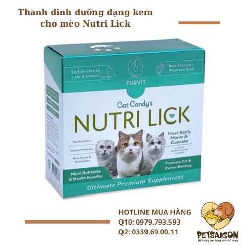 Thanh dinh dưỡng dạng kem cho mèo Nutri Lick
