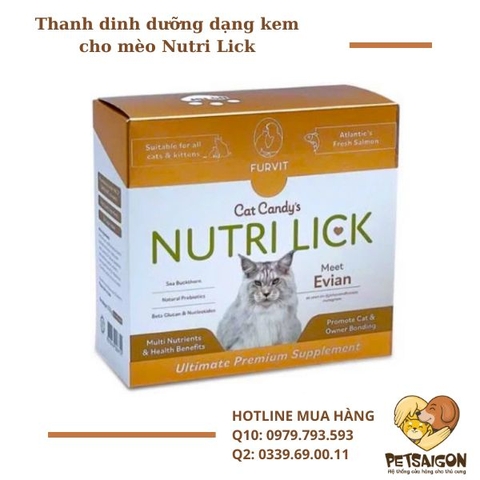 Thanh dinh dưỡng dạng kem cho mèo Nutri Lick