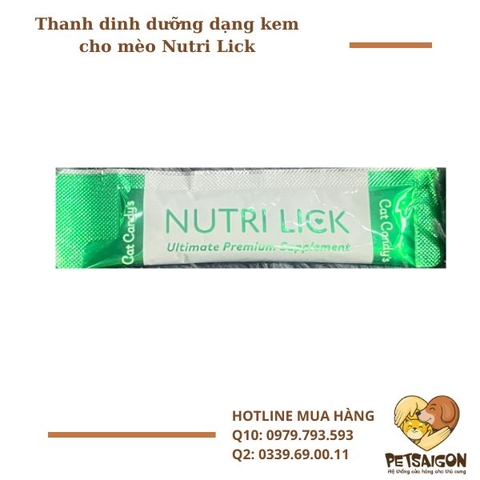Thanh dinh dưỡng dạng kem cho mèo Nutri Lick