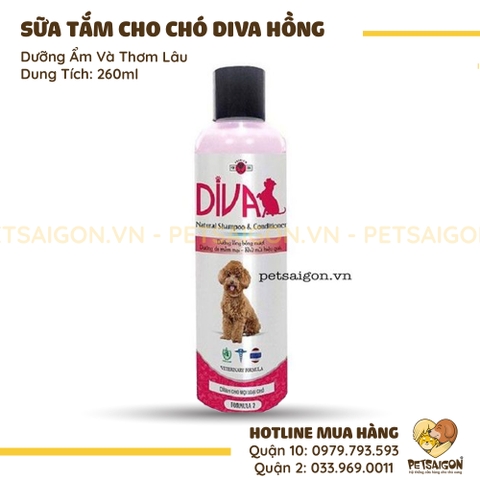 Sữa Tắm Cho Chó Diva Dưỡng Ẩm