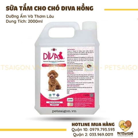 Sữa Tắm Cho Chó Diva Dưỡng Ẩm