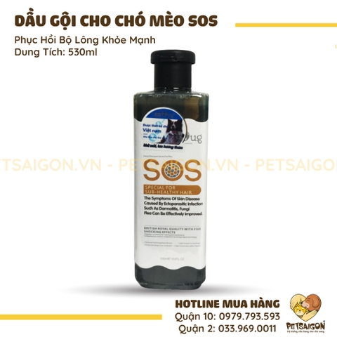 Sữa Tắm Cho Chó Mèo SOS 530ml