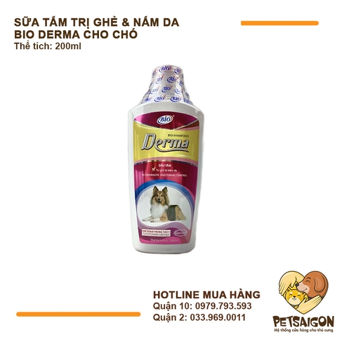Sữa Tắm Trị Viêm Da Cho Chó Bio Derma 200ml